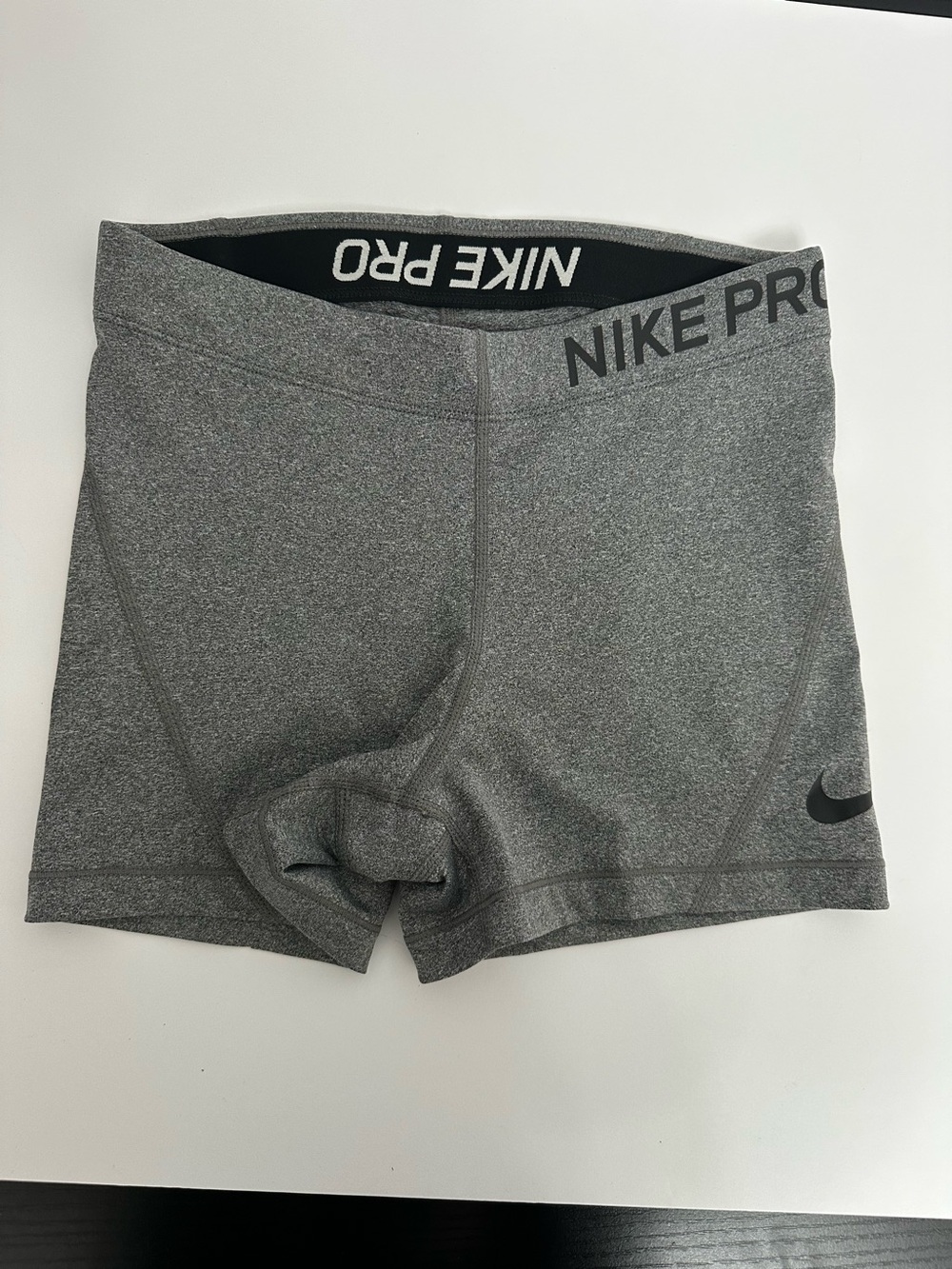 Nike Pro Gray Women's Training Bike Shorts